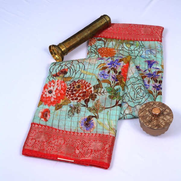 Assam Silk Sea Green Saree