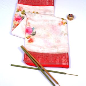 Chanderi Pink Cotton Silk Saree